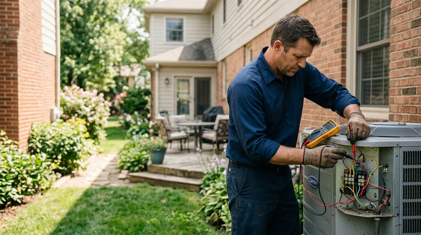 HVAC technician working near Danville, PA